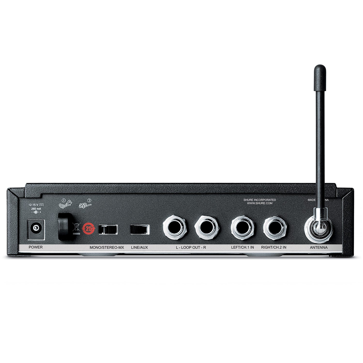 Shure P3T Transmitter for PSM300 Systems (H20 Band - 518-542 MHz)