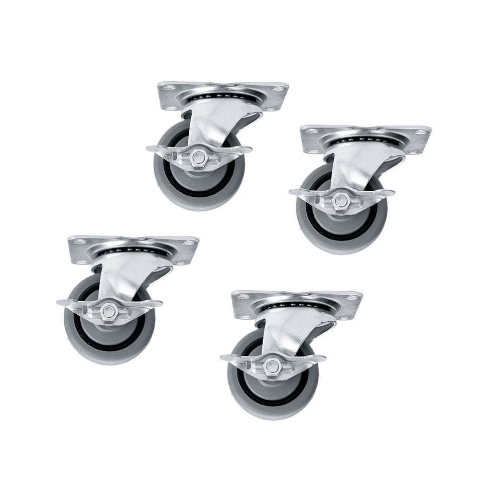 Middle Atlantic 5WLR - Caster Kit for Slim 5 Series Locking / Fine Floor (Set of 4)