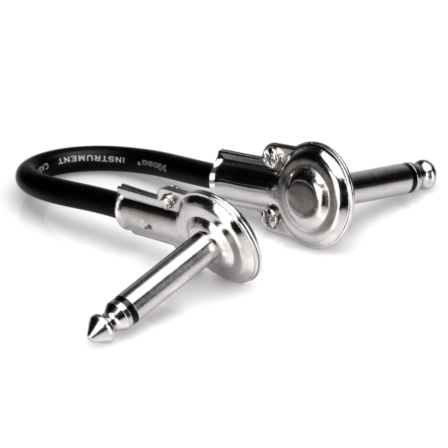Hosa IRG-101 Guitar Patch Cable, Low-profile Right-angle to Same, 1 foot