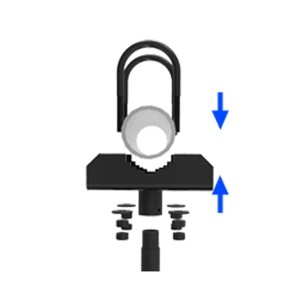 Adaptive Technologies PS-500NPS-2 - Saddle Bracket Truss Mount for 1/2 Inch Pipe
