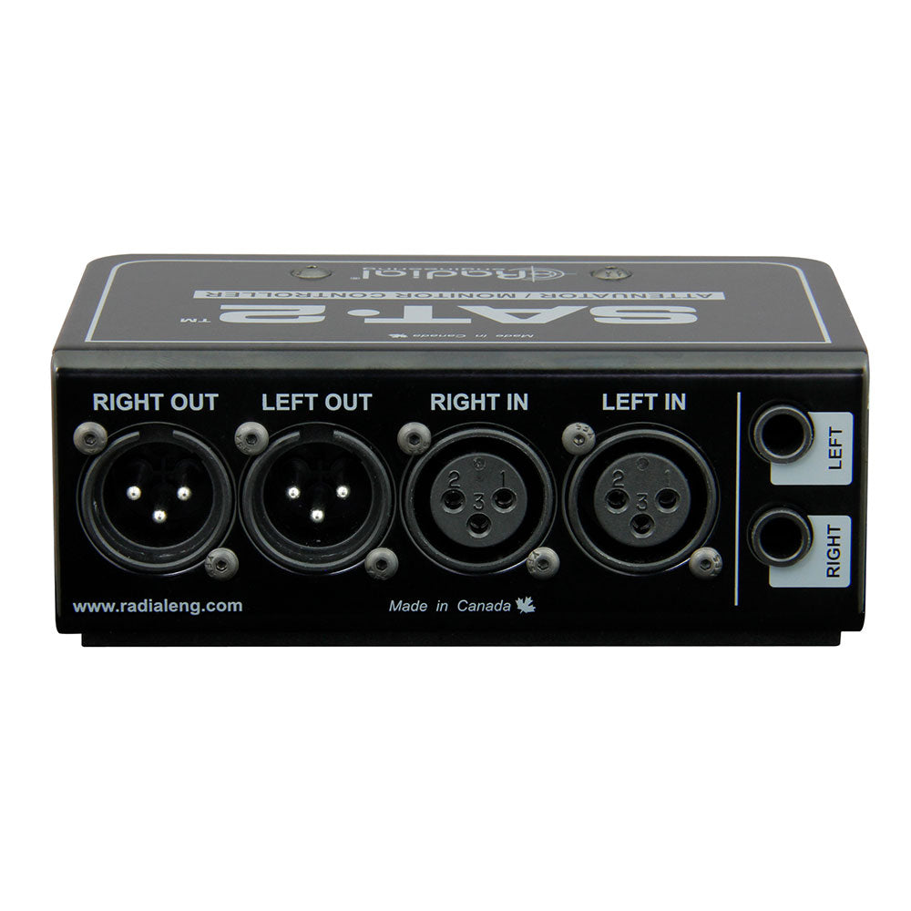 Radial Engineering SAT-2 Stereo Audio Attenuator and Monitor Controller