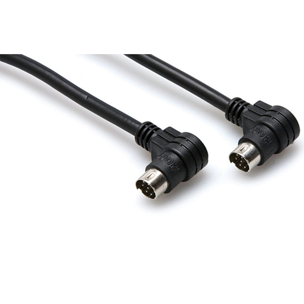 Hosa CCD-103 Right-angle 8-pin Mini-DIN to Same CD Controller Cable, 3 feet