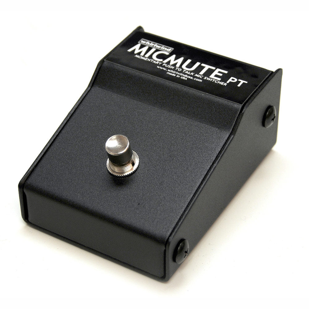 Whirlwind MICMUTE-PT Push to Talk Microphone/Line Switcher - Footswitch Model