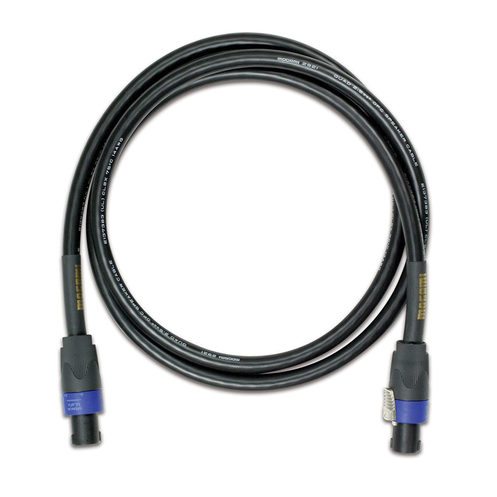 Mogami Gold Speaker Cable for Amp to Speaker Cabinet - NL4 Speakon to Same - 3 feet