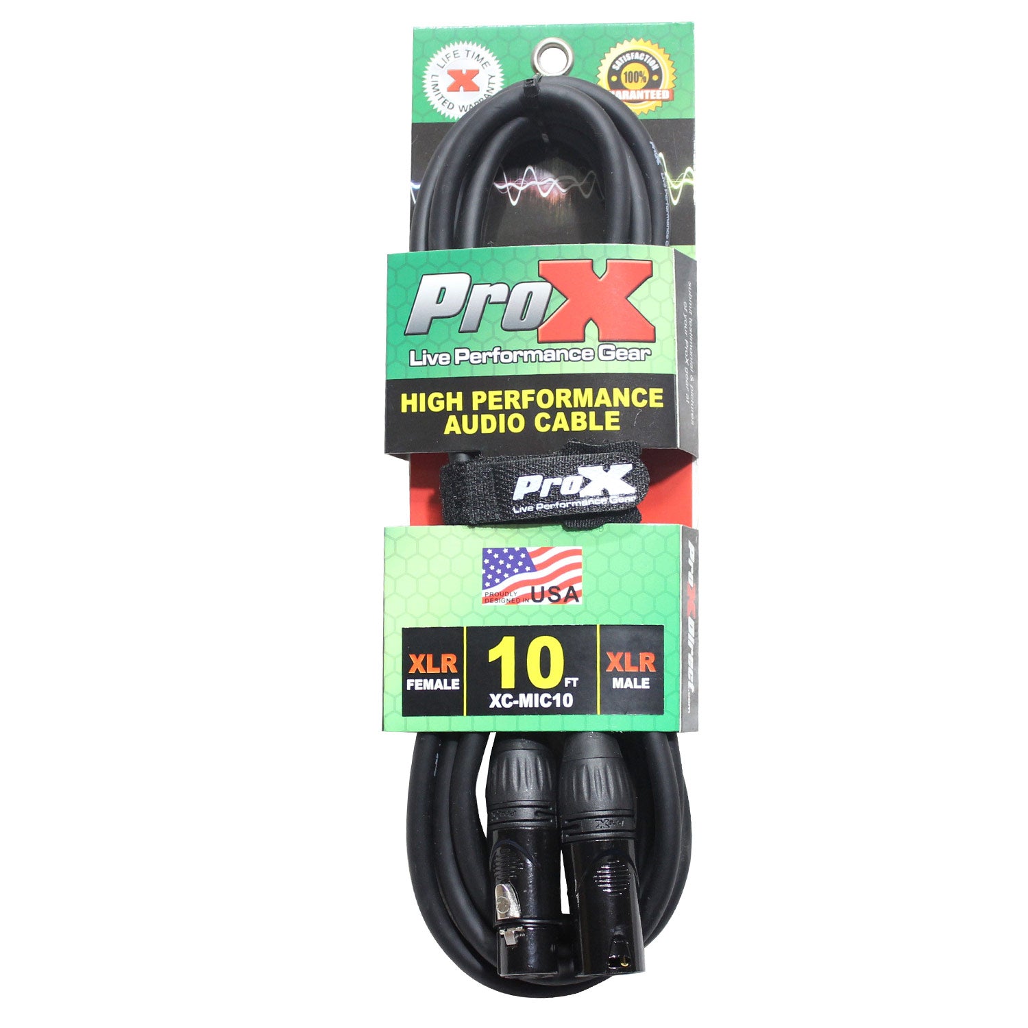 ProX XCMIC25 25FT. Mic Cable XLR-F To XLR-M