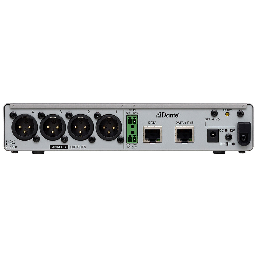 Tascam ML-4D/OUT-X 4-Channel Line Output Dante Converter with Built-In DSP Mixer