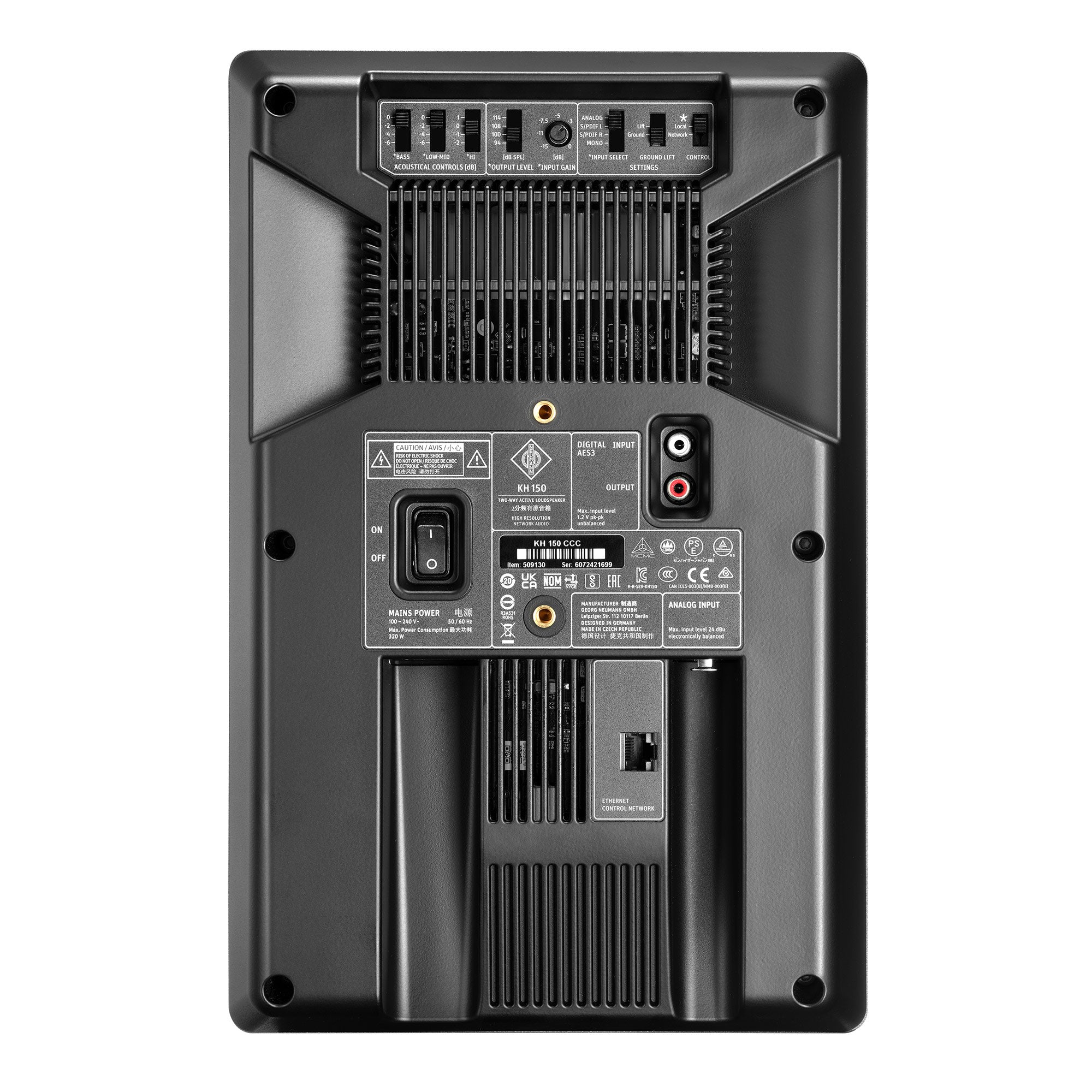 Neumann KH 150 - Active Two-Way 6.5-Inch Studio Monitor with DSP (Anthracite)