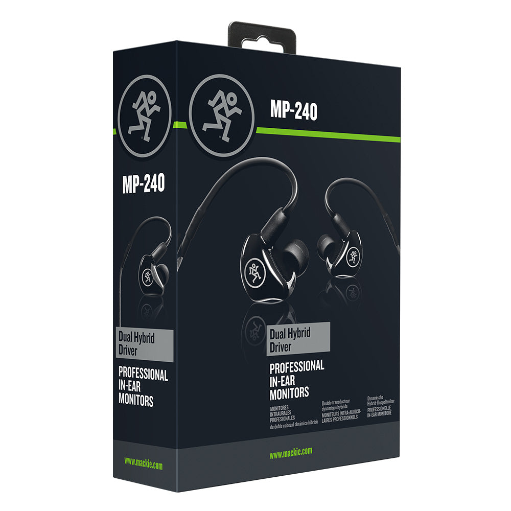Mackie MP-240 - Dual Hybrid Driver Professional In-Ear Monitors