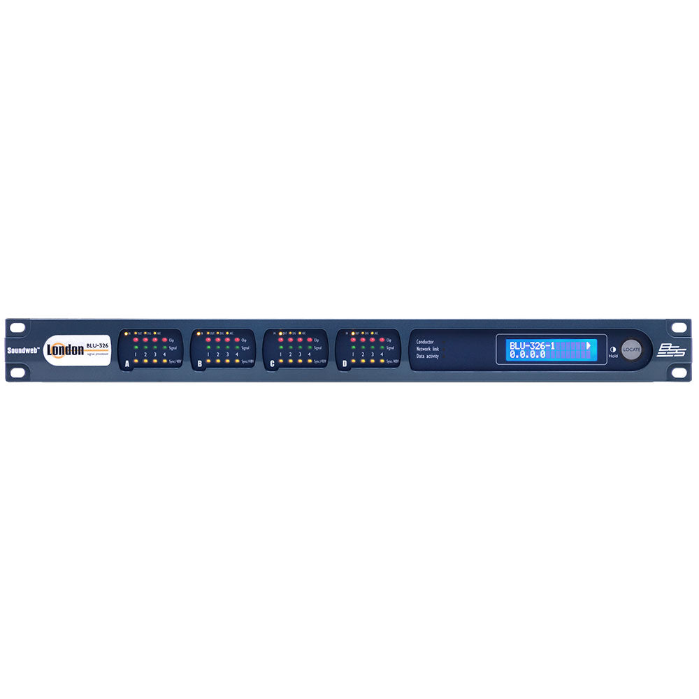 BSS BLU-326 Soundweb London I/O Expander with BLU link and Dante