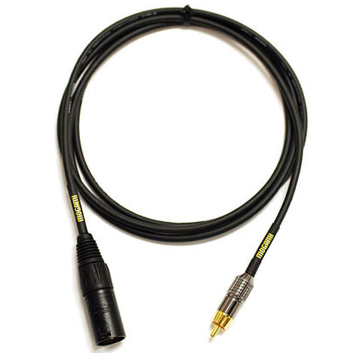 Mogami Gold Series Patch Cable (XLRM to RCA, 20 Foot)