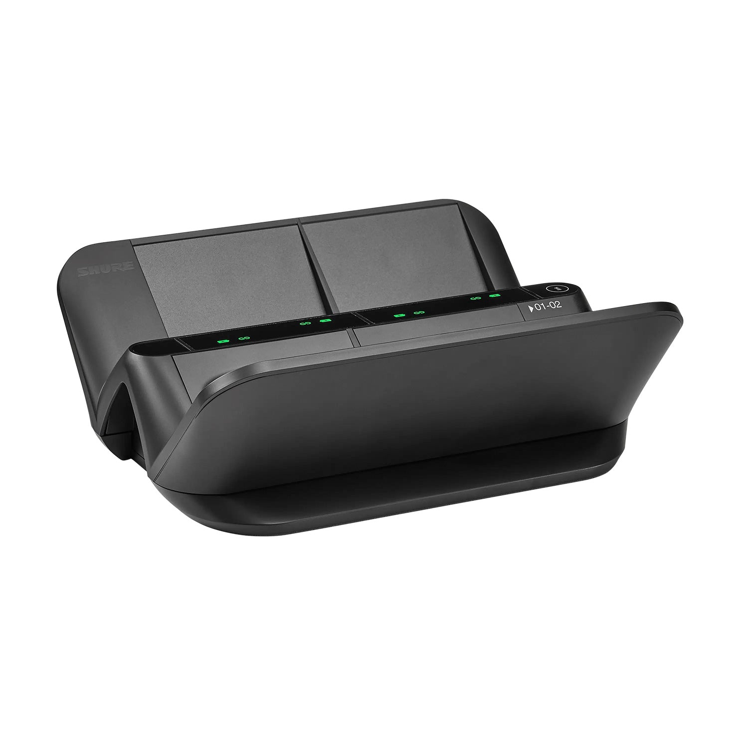 Shure MXWNDX4G - 4-Bay Networked Charging Station for MicroFlex Wireless neX2 Gooseneck Transmitters