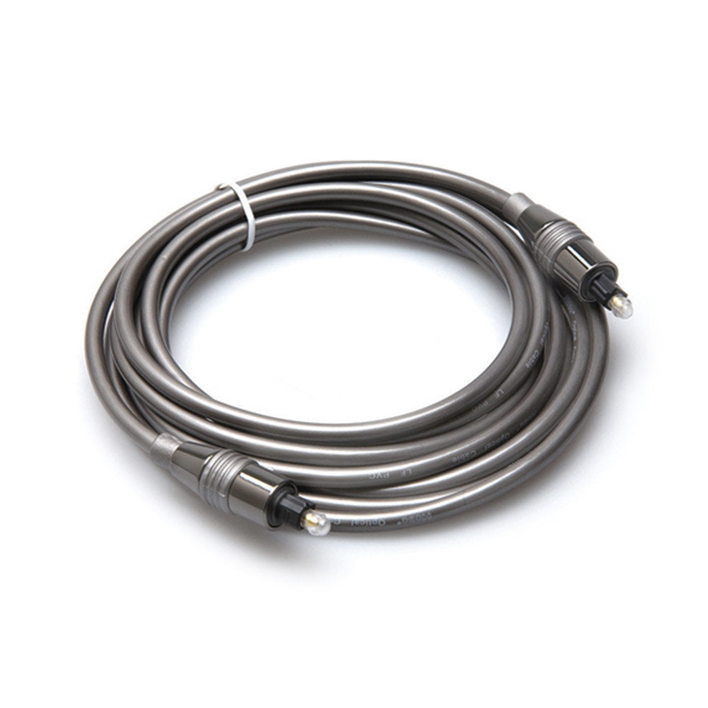 Hosa OPM-315 Pro Fiber Optic Cable, Toslink to Same, 15 feet