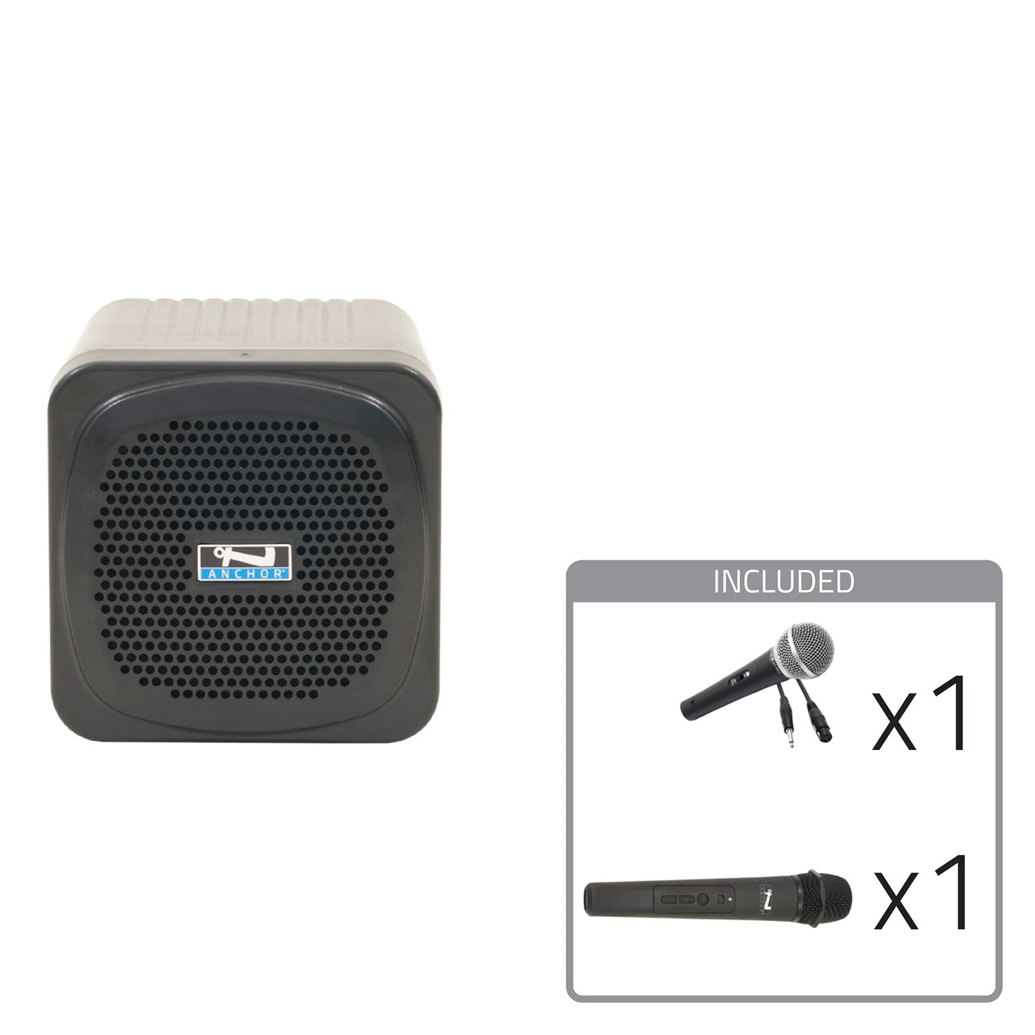 Anchor Audio Mini Link - Portable PA Package with Wired and Wireless Handheld Microphones