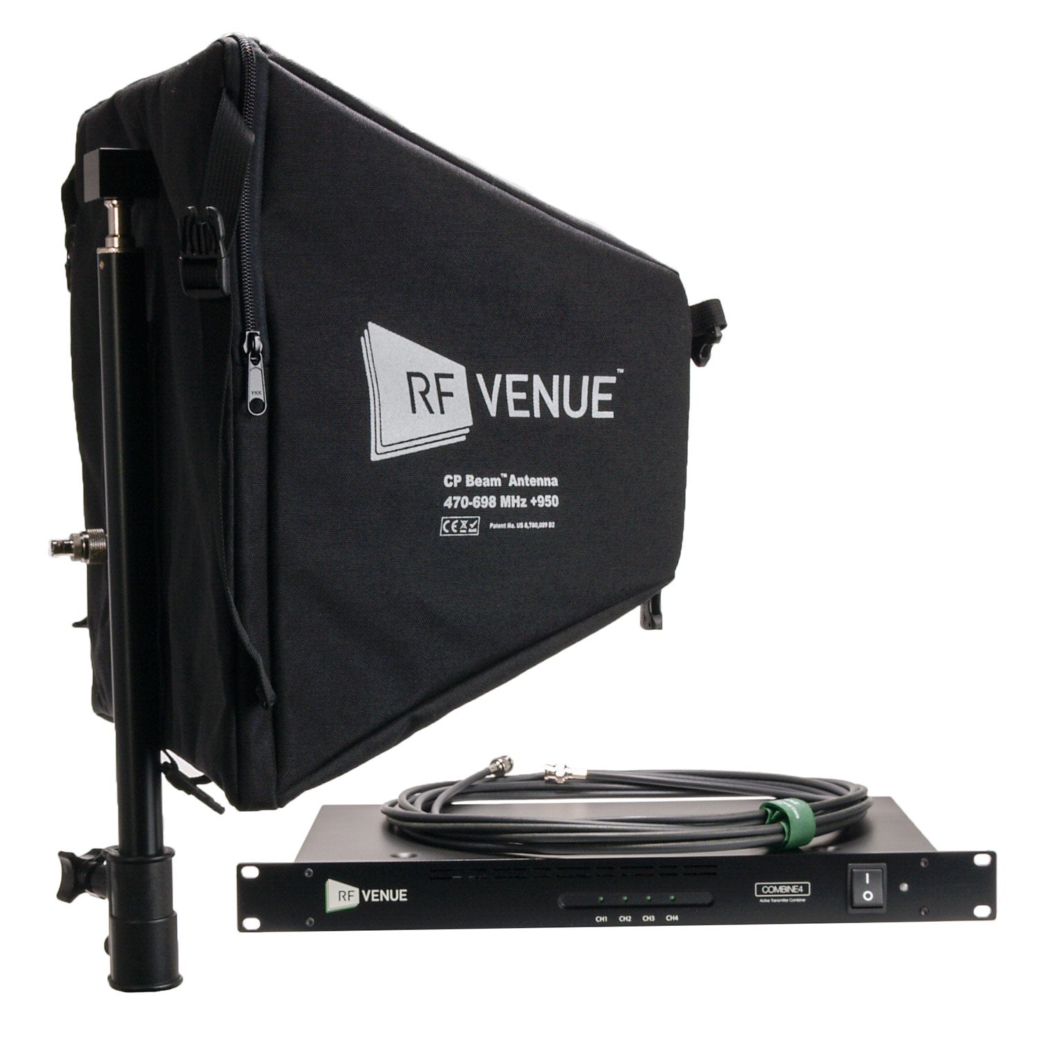 RF Venue COMB4CPB 4-Channel In-Ear Monitor Distribution System