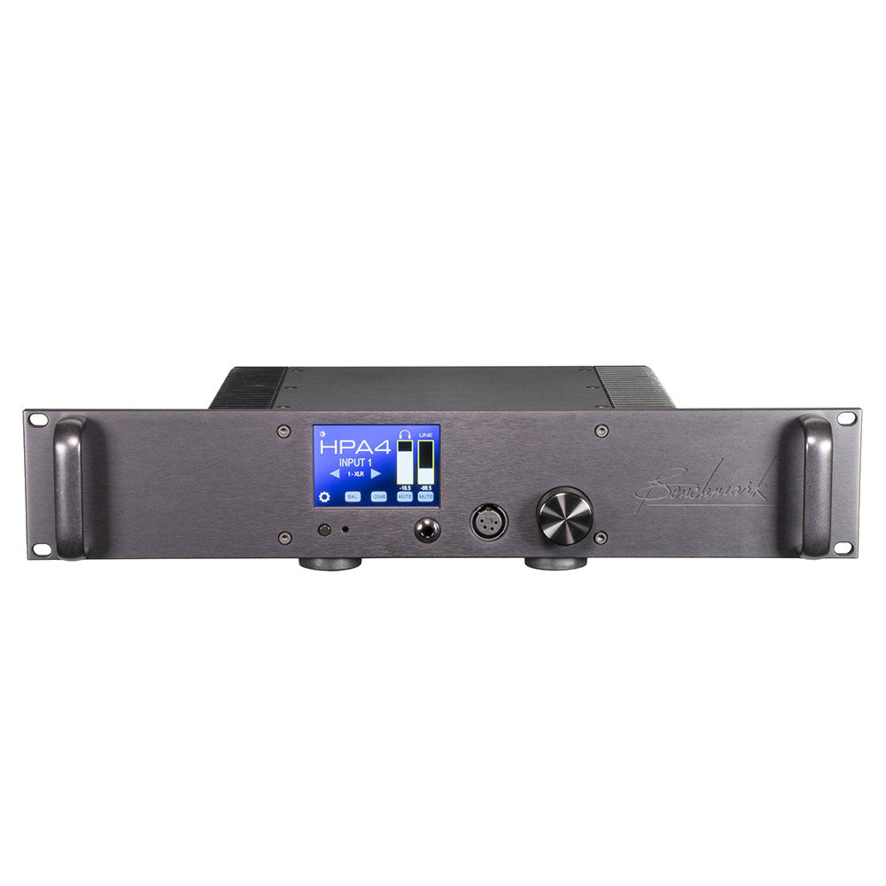 Benchmark HPA4 High-Quality Headphone Amplifier (Black Rack Mount)