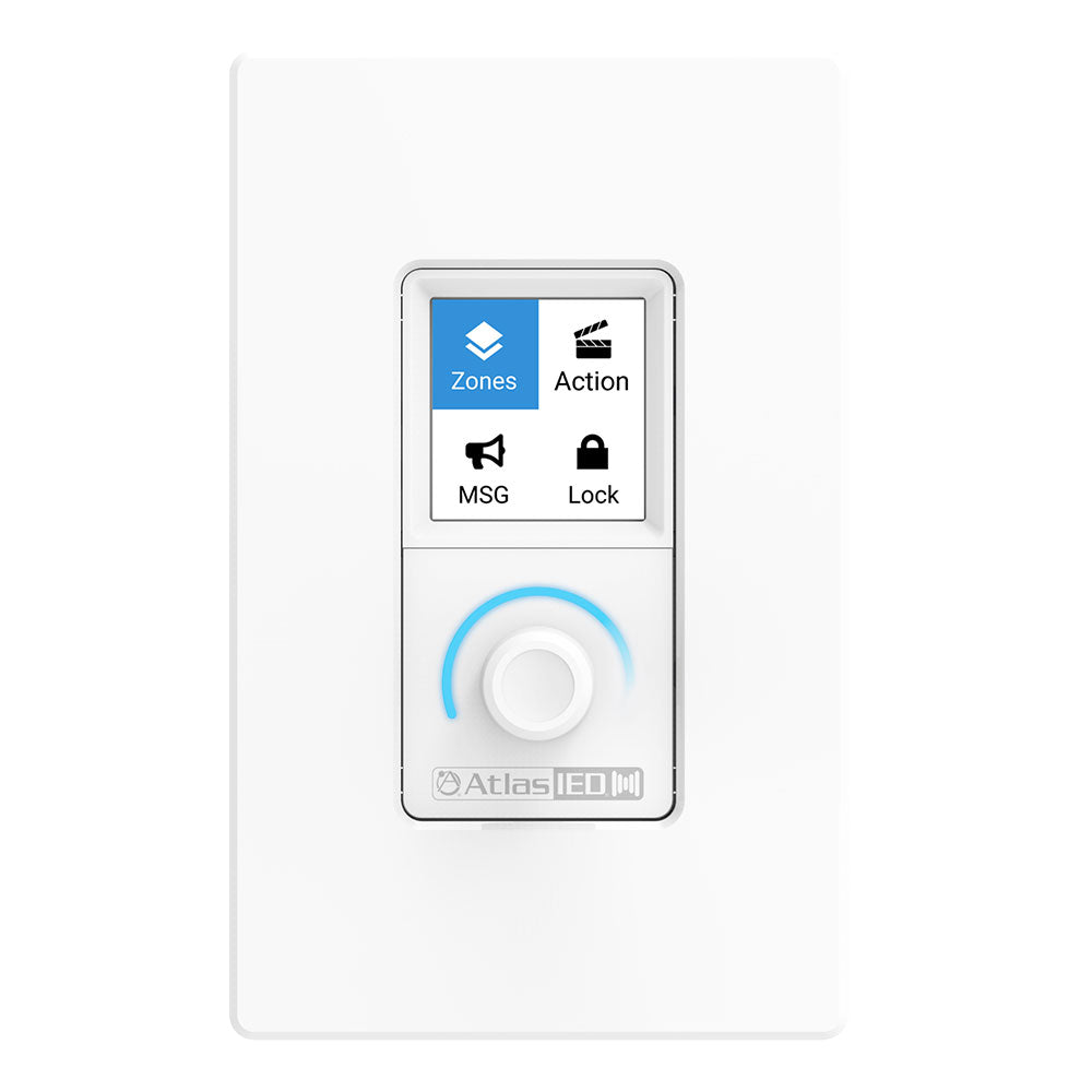 AtlasIED C-ZSV - Zone / Source / Volume Wall Controller for Atmosphere System (White)