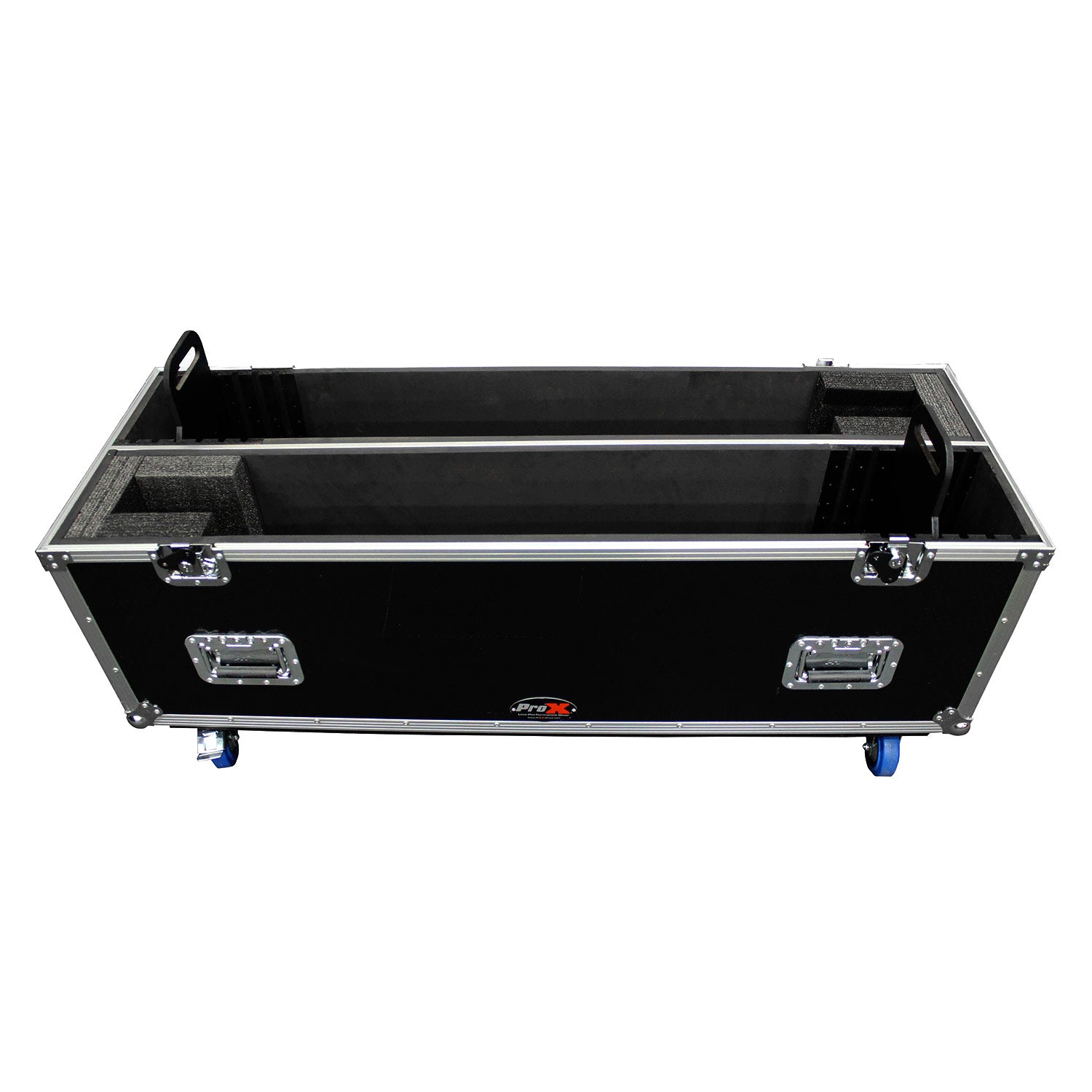ProX XS-LCD4350WX2 - Dual 43"/50" Universal W/ 4X 4" Blue Casters
