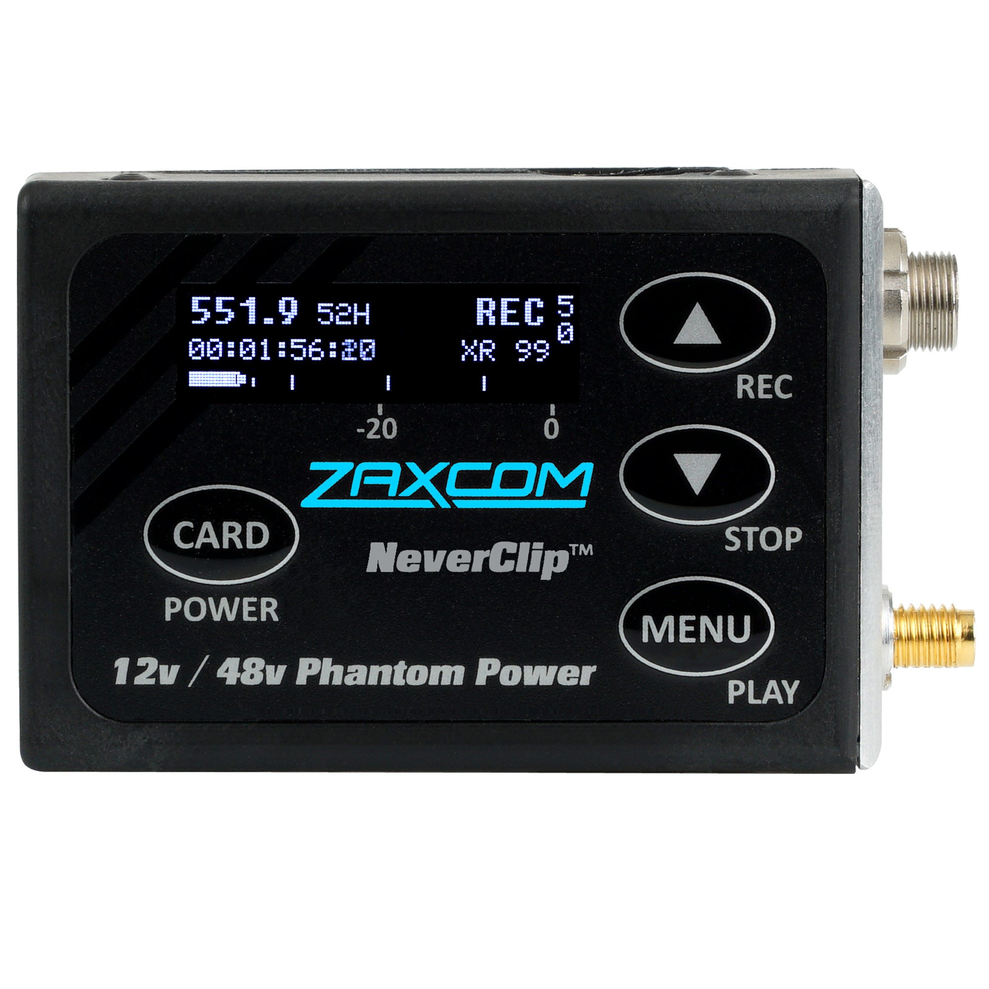Zaxcom ZMT4 - Miniature Bodypack Transmitter with ZaxNet (.6 Band / 596 - 698 MHz)