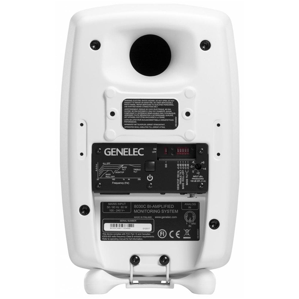 Genelec 8030C Active 2-Way 5-Inch Studio Monitor (White/Single)
