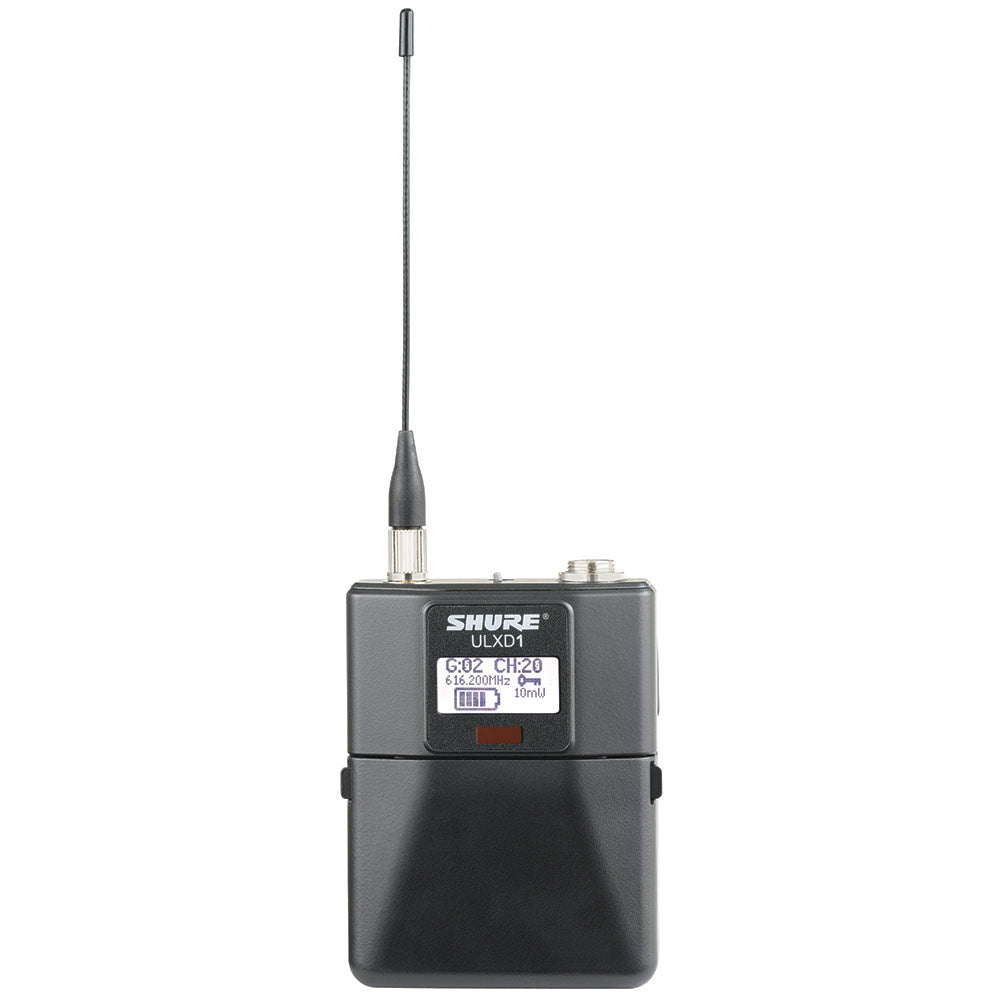 Shure ULXD1 Wireless Bodypack Transmitter (V50 Band - 174-216 MHz)