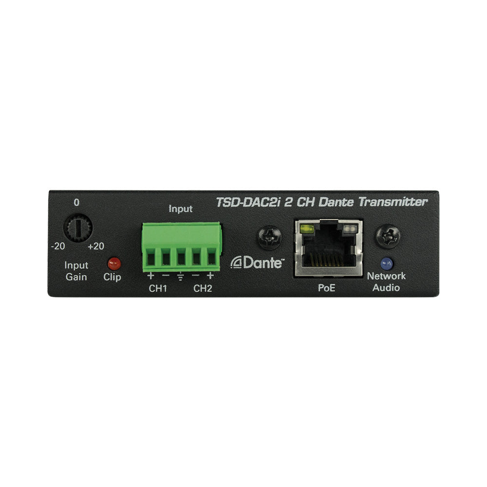 AtlasIED TSD-DAC2I - 2-Channel Balanced Line Input to Dante Interface