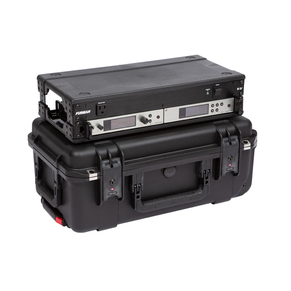 SKB 3i-2011M72U - 2-Space iSeries Injection Molded Shallow Fly Rack (9 Inch Depth)