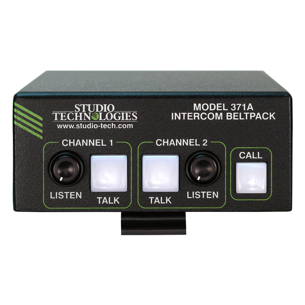 Studio Technologies Model 371A Dante Intercom Beltpack with XLR4M Connection