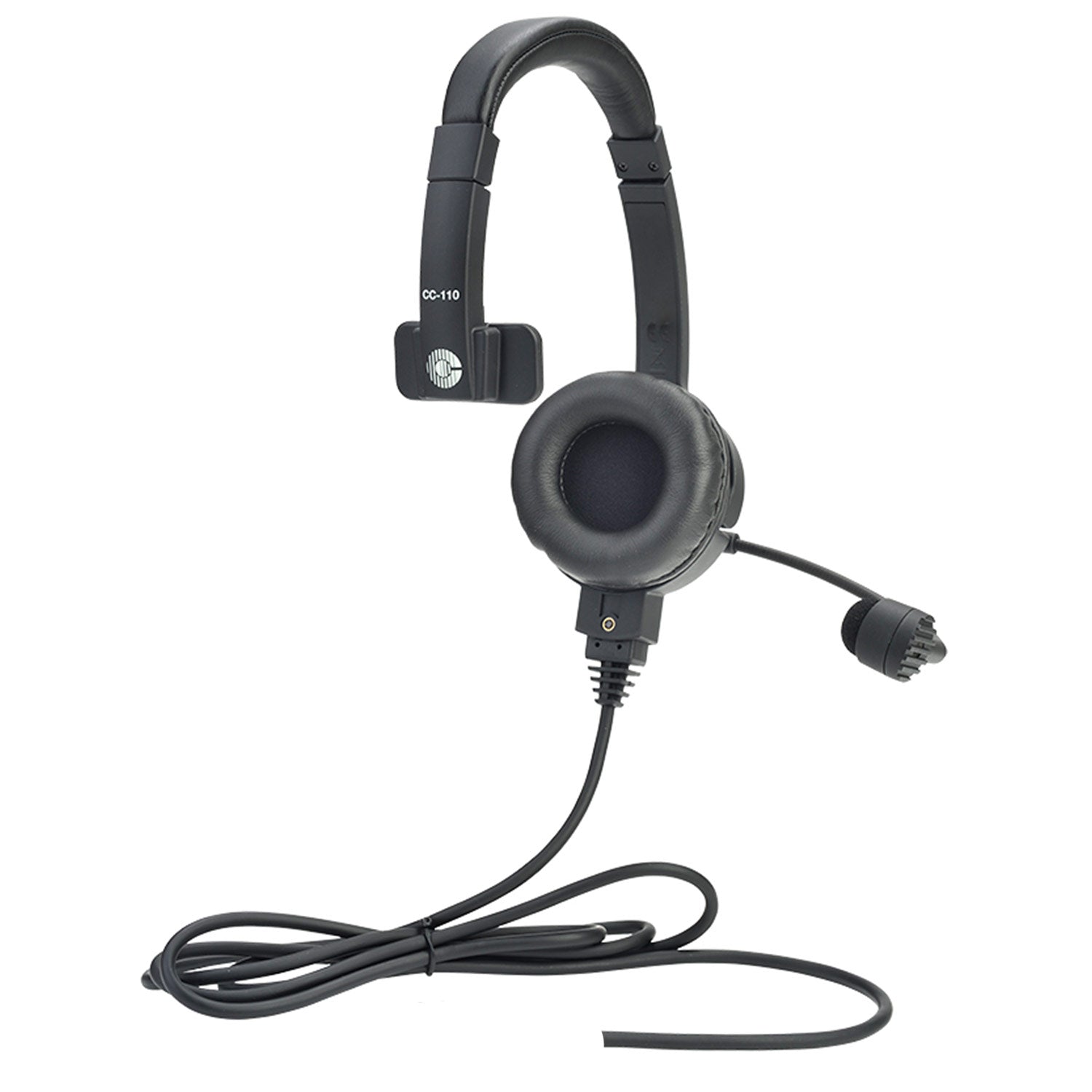 Clear-Com CC-110-X6 - Lightweight Single Ear Headset (with XLR6M, Balanced Mic)