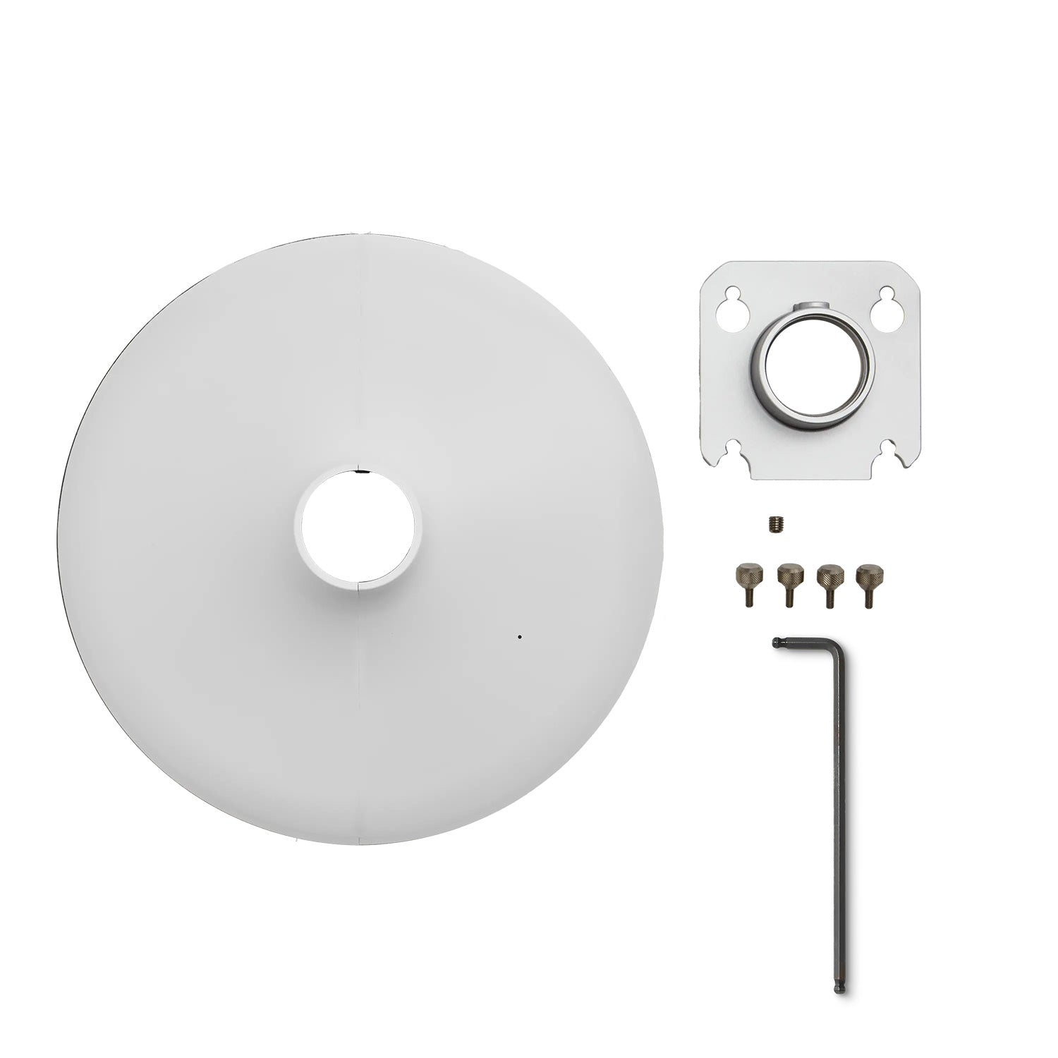 Shure MXA901W-R-PM-1.5-V - Conferencing Ceiling Array Microphone and 1.5" Pole Mount Bundle (White)