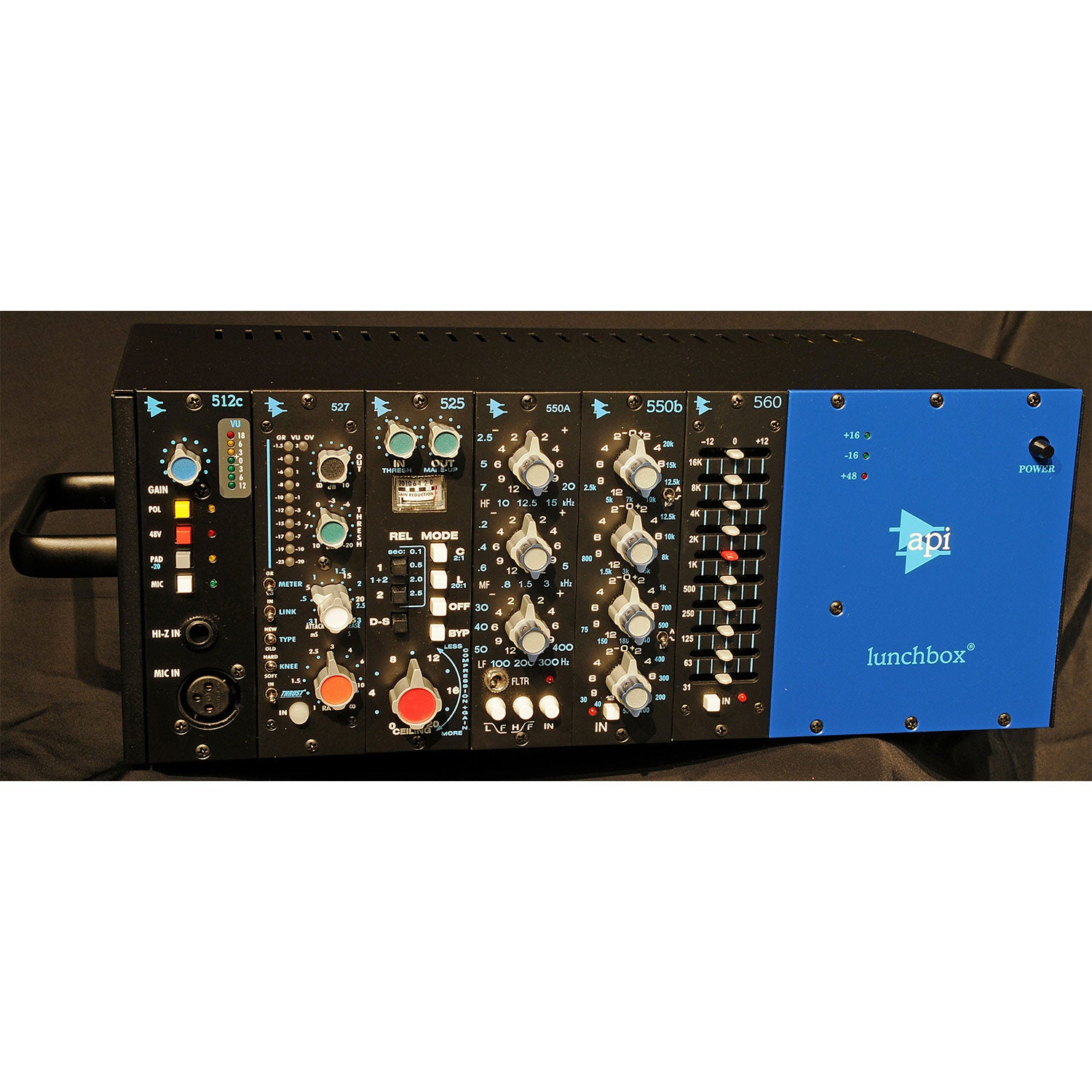 API 6-Slot High-Current Lunchbox 500 Series Chassis