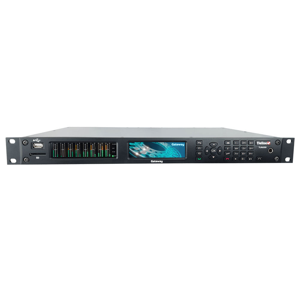 Tieline TLR6200-8W Gateway Series 8-Channel High-Density IP Codec with WheatNet