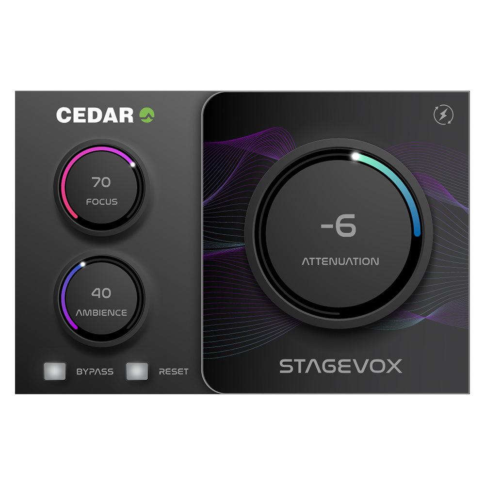 CEDAR Audio StageVox - Vocal Enhancer Plugin (VST/AU/AAX)