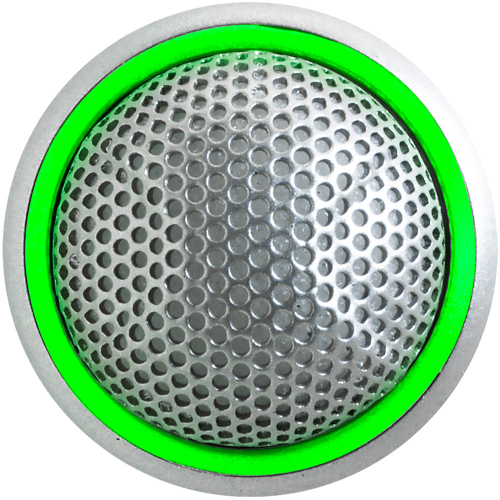 Shure MX395AL/BI-LED Aluminum Bidirectional Miniature Boundary Mic, Bi-Color LED Status Indicator