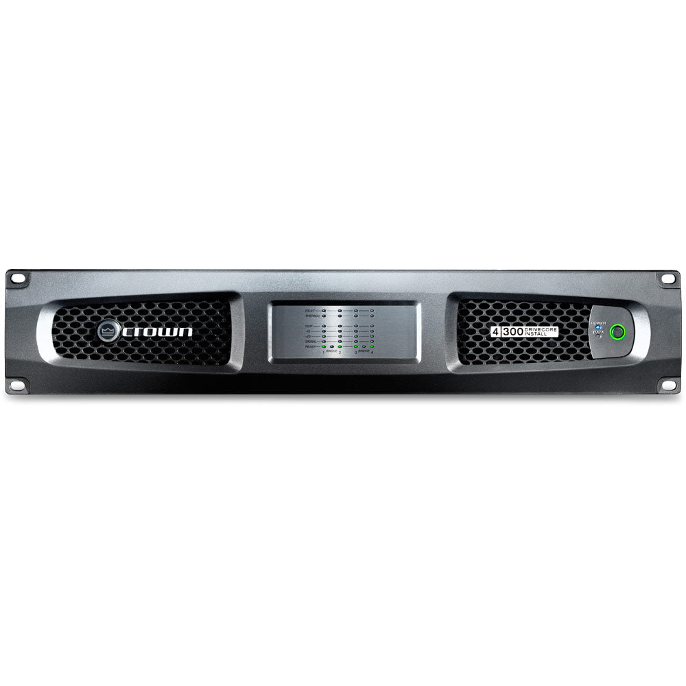 Crown DCI 4|300 DriveCore Install Series Four-Channel 300W @ 4 Ohm Power Amplifier