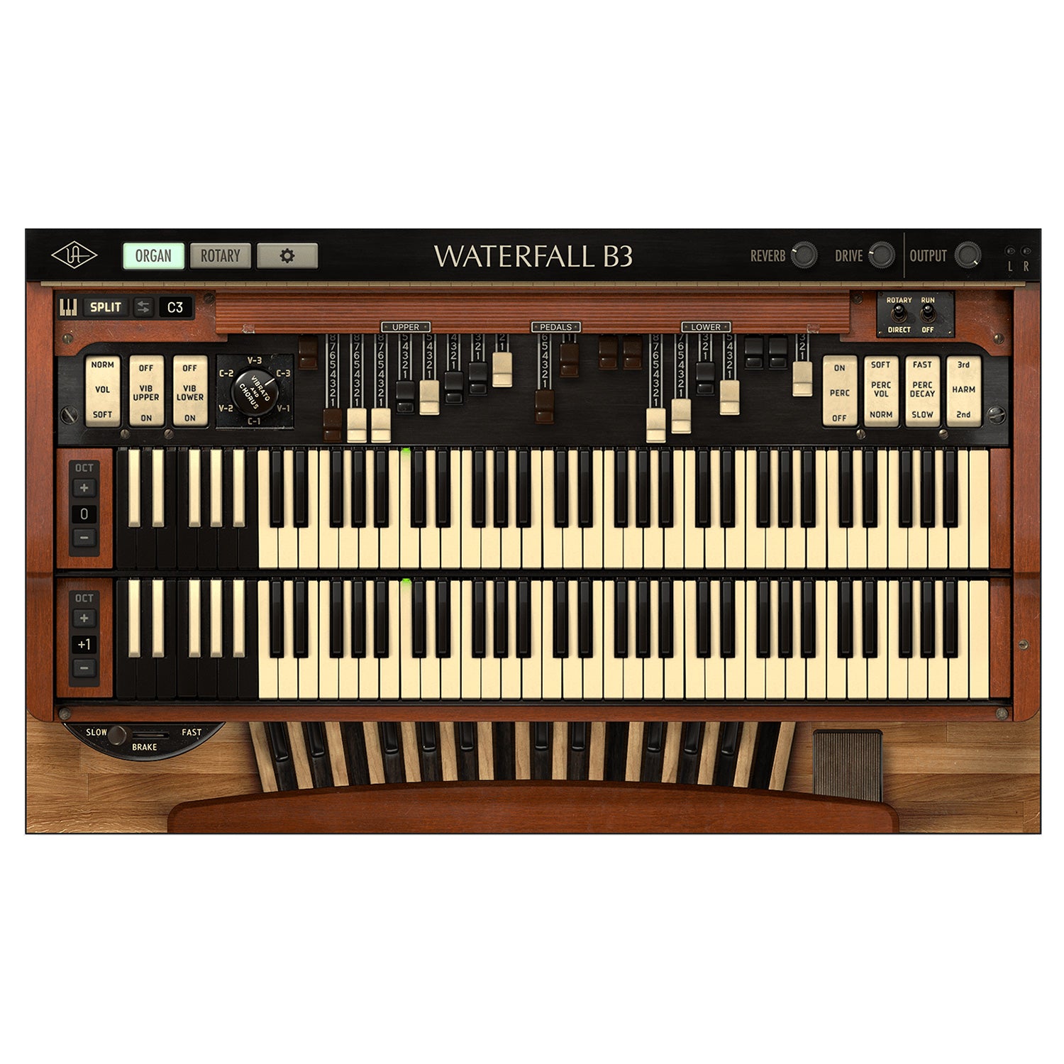 Universal Audio Waterfall B3 - Hammond Organ Emulation (VST/AU/AAX Native)