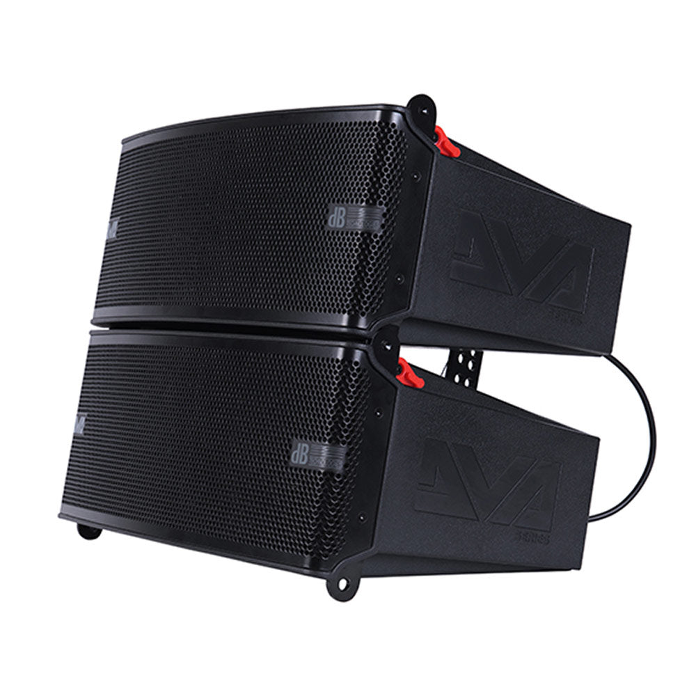 dBTechnologies DVA M2M Plus M2S - DVA MINI 2 Way Active Master and Slave Line Array Module (Black)