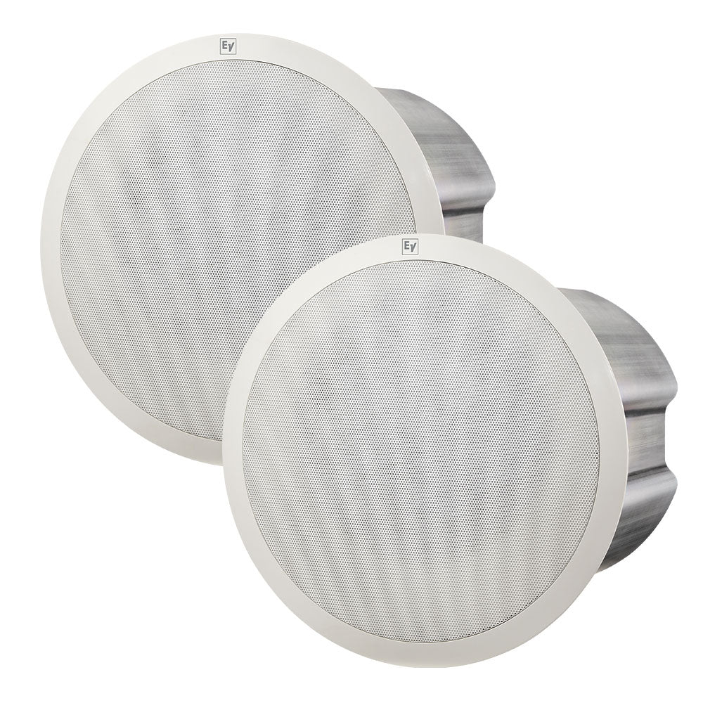 Electro-Voice EVID PC8.2 - Premium 2-Way 8-Inch Ceiling Speaker (White / Pair)