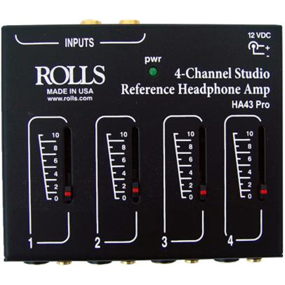 Rolls HA43 Pro 4 Output Stereo Headphone Amplifier