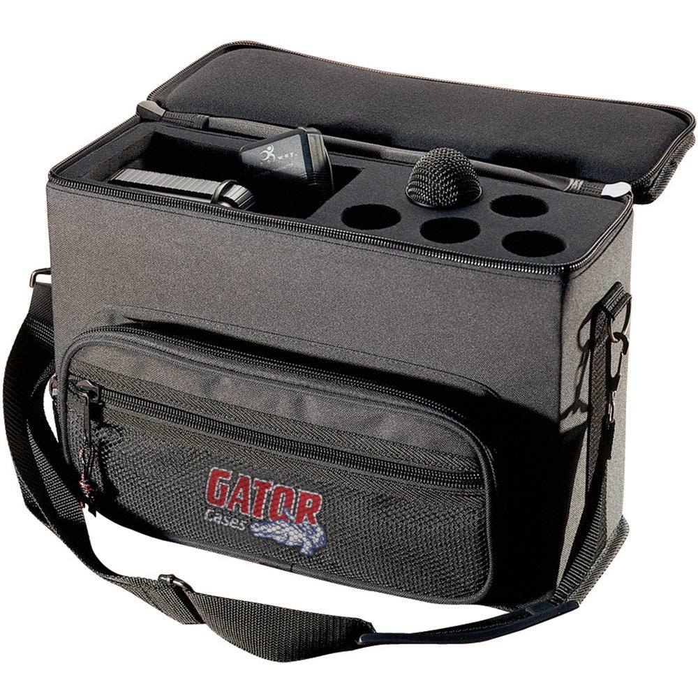 Gator GM-5W Padded Bag forFive Wireless Microphone System
