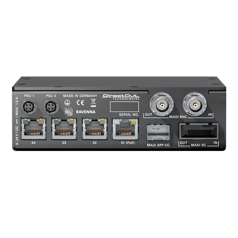 DirectOut EXBOX.RAV Rev 2 - 128-Channel Ravenna to MADI Interface
