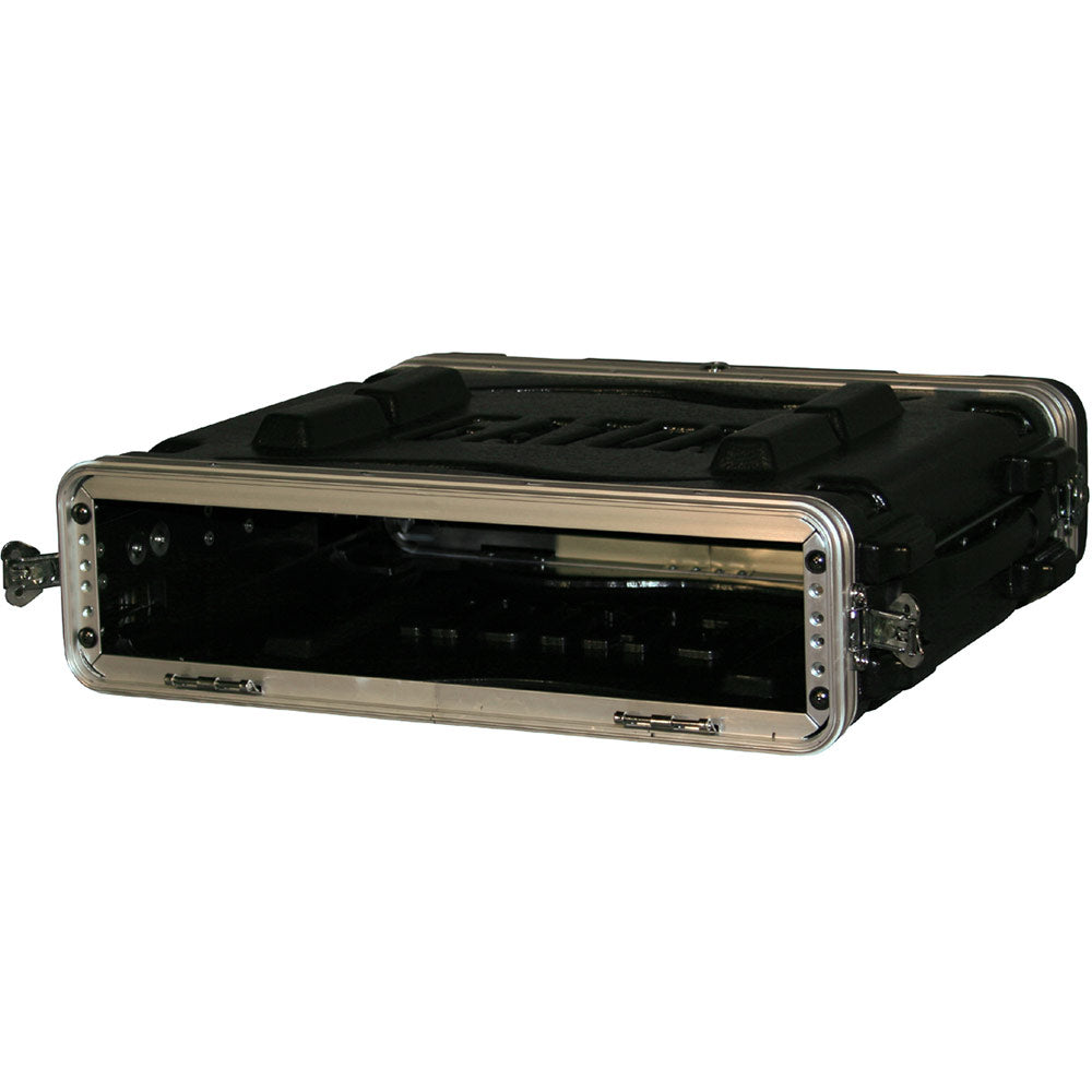 Gator GR-2S ATA 2-Space Shallow Polyethylene Rack with Front and Rear Rack Rails