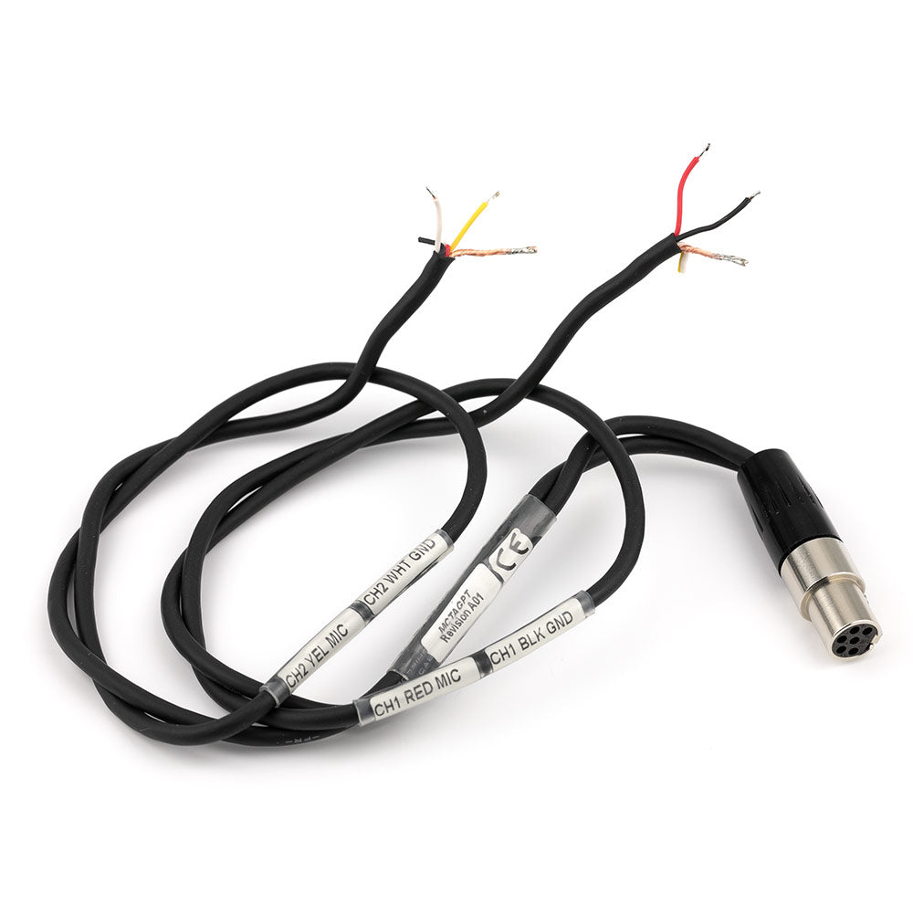Lectrosonics MCTA6PT - TA6F to Dual Unterminated Audio Cable