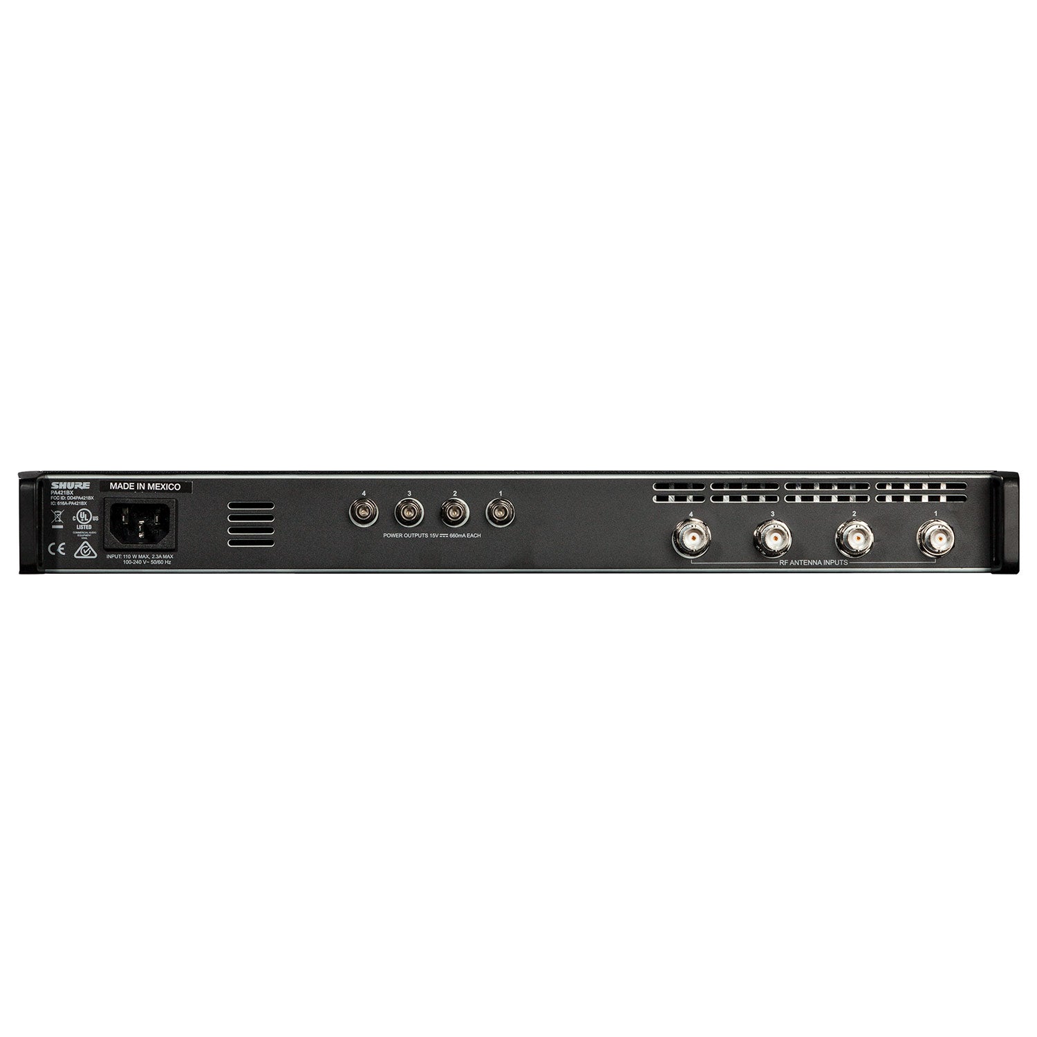Shure PA421BX Four-Way Antenna Combiner (865-960 MHz)