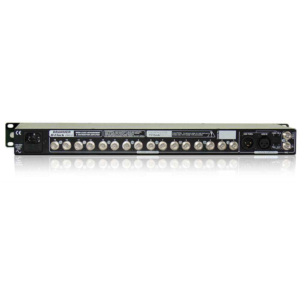Drawmer DMS-2 D-Clock Word Clock Management and Distribution System