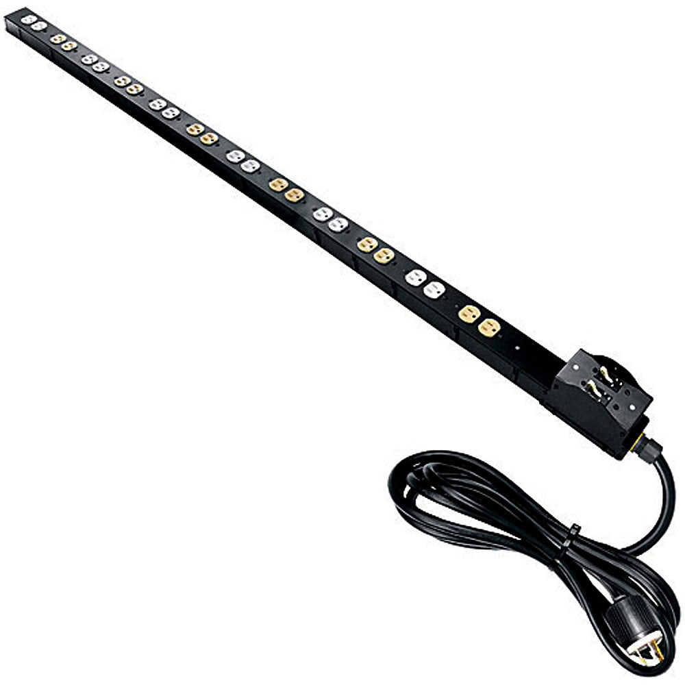 Middle Atlantic PD-2X1215TL-30CBB 24 Outlet Dual 15 Amp Power Strip