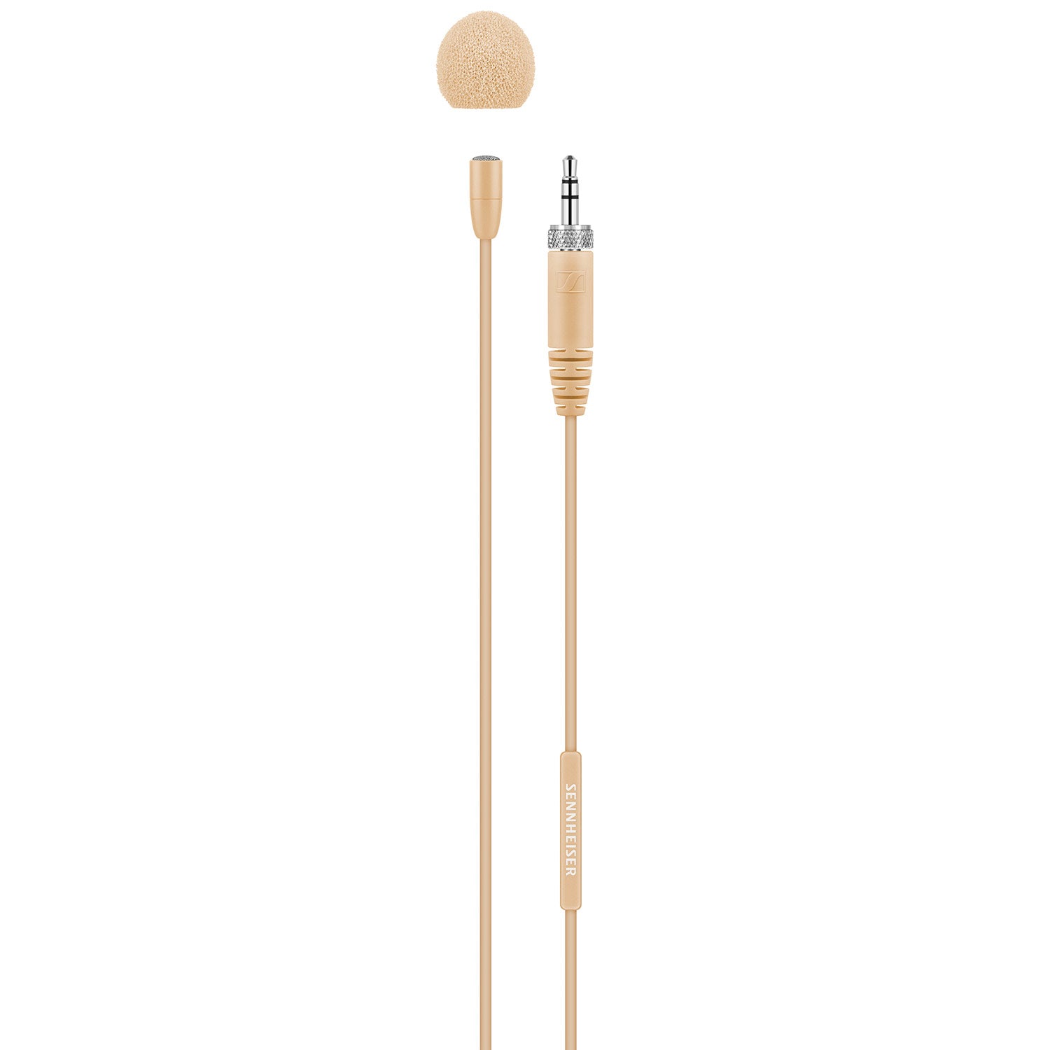 Sennheiser MKE Essential Omni Lavalier Microphone (Beige with Locking 3.5mm)