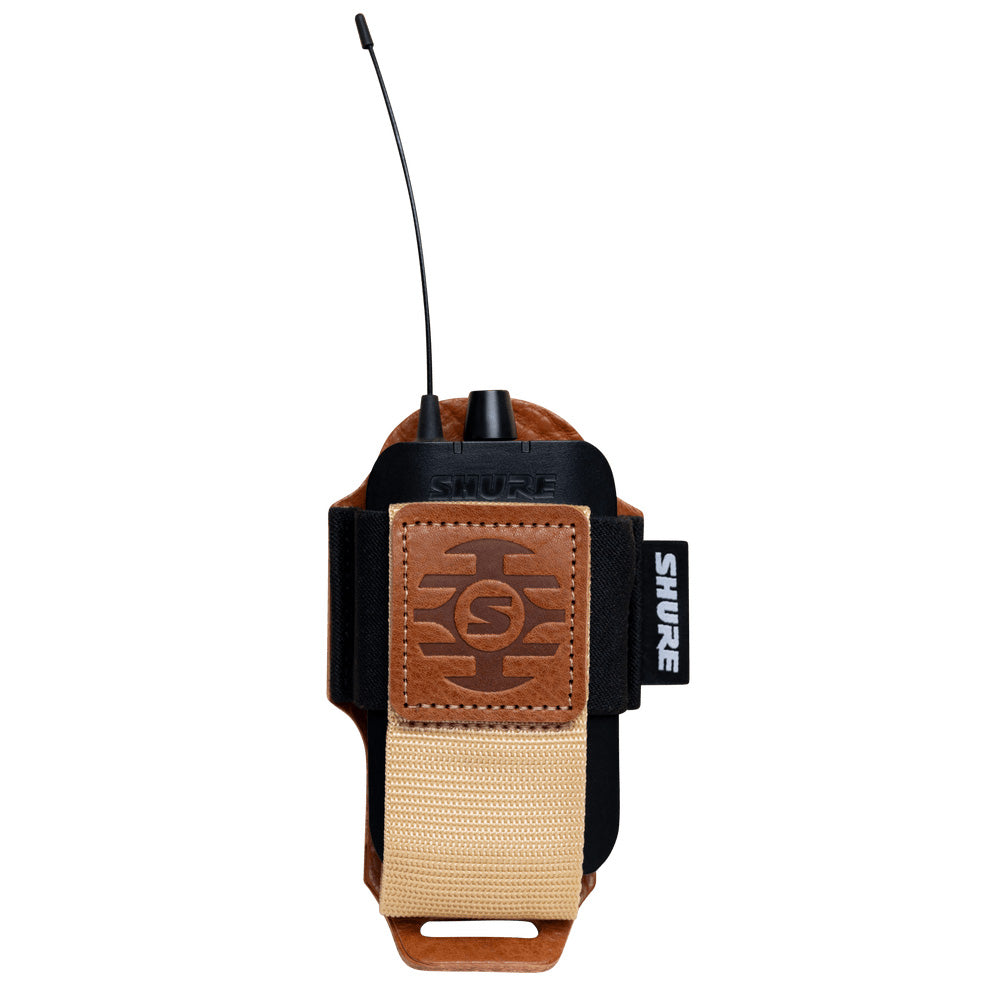 Shure SH-BODYPACK-PTN-L - Wireless Bodypack Transmitter Pouch (Tan)