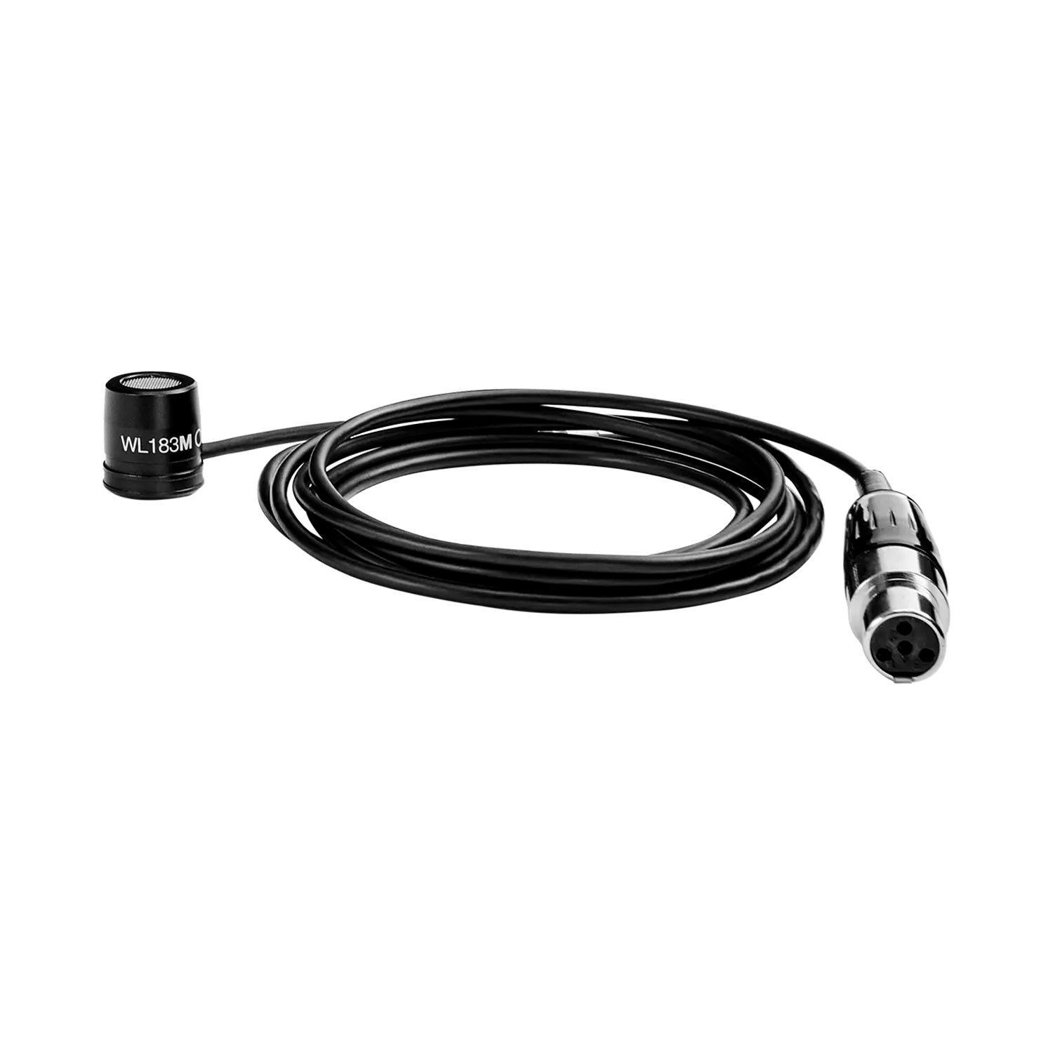 Shure WL183MB/O-TQG - Omnidirectional Lavalier Microphone (Black / TA4F)