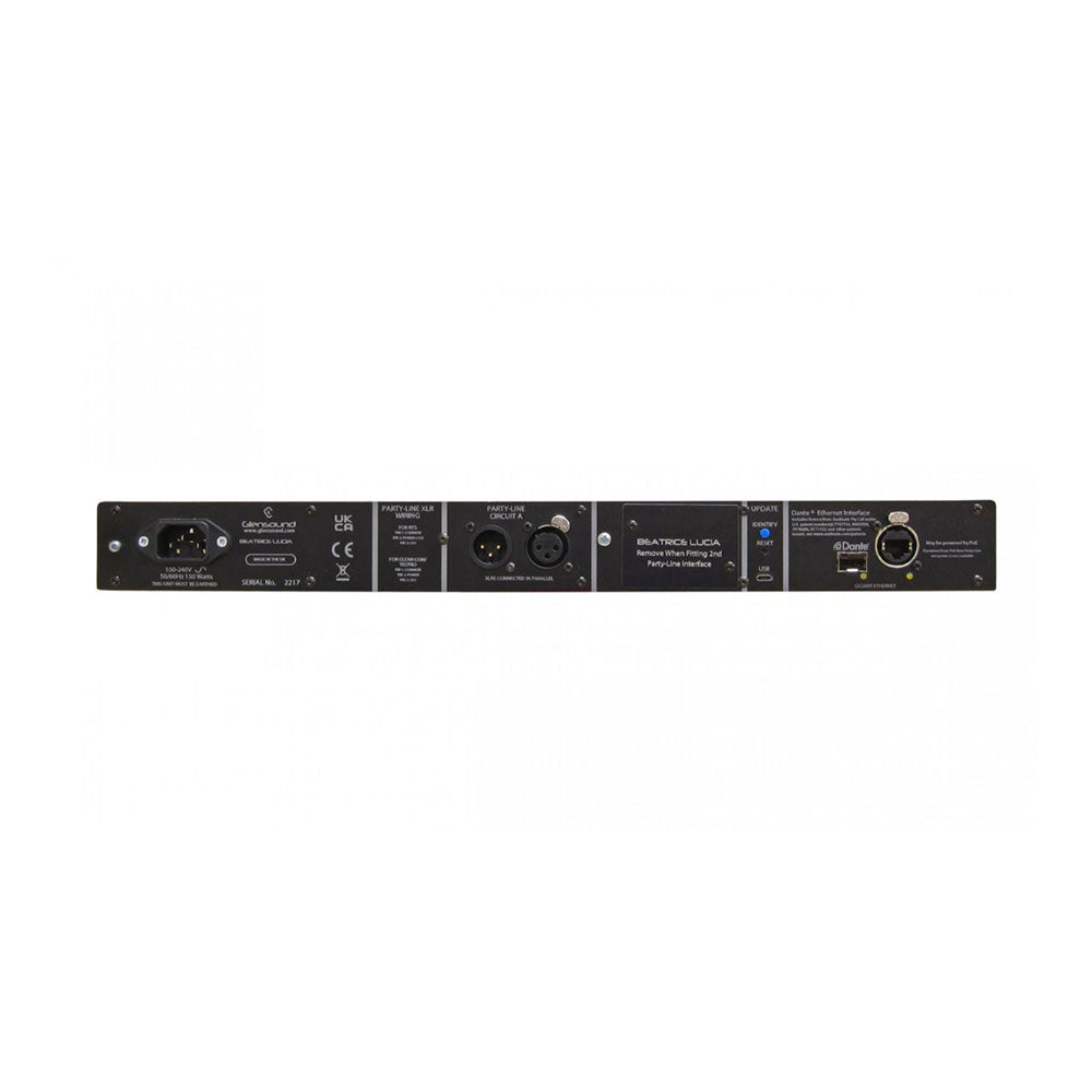 Glensound Beatrice Lucia 1 - Single Analog Two-Wire Intercom to Dante / AES67 Converter