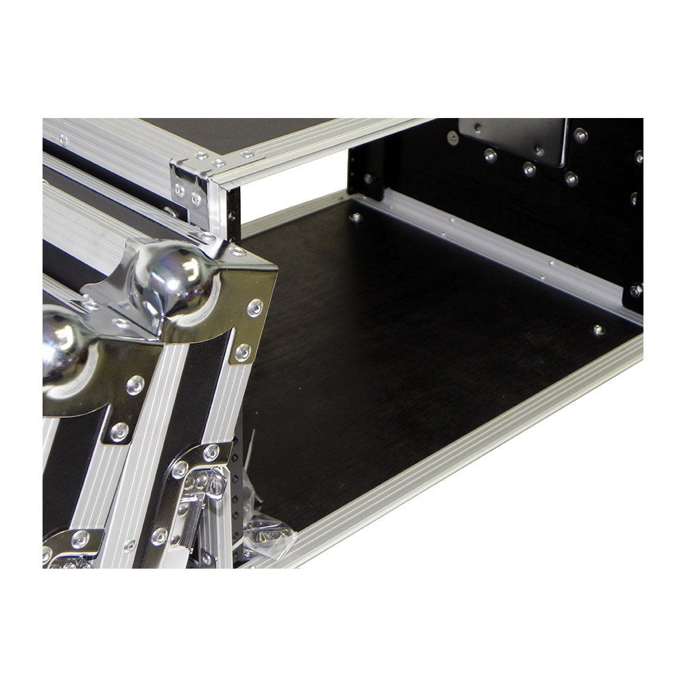 ProX X-8UE 8U Deluxe Effects Rack Case 14" Deep Rail to Rail